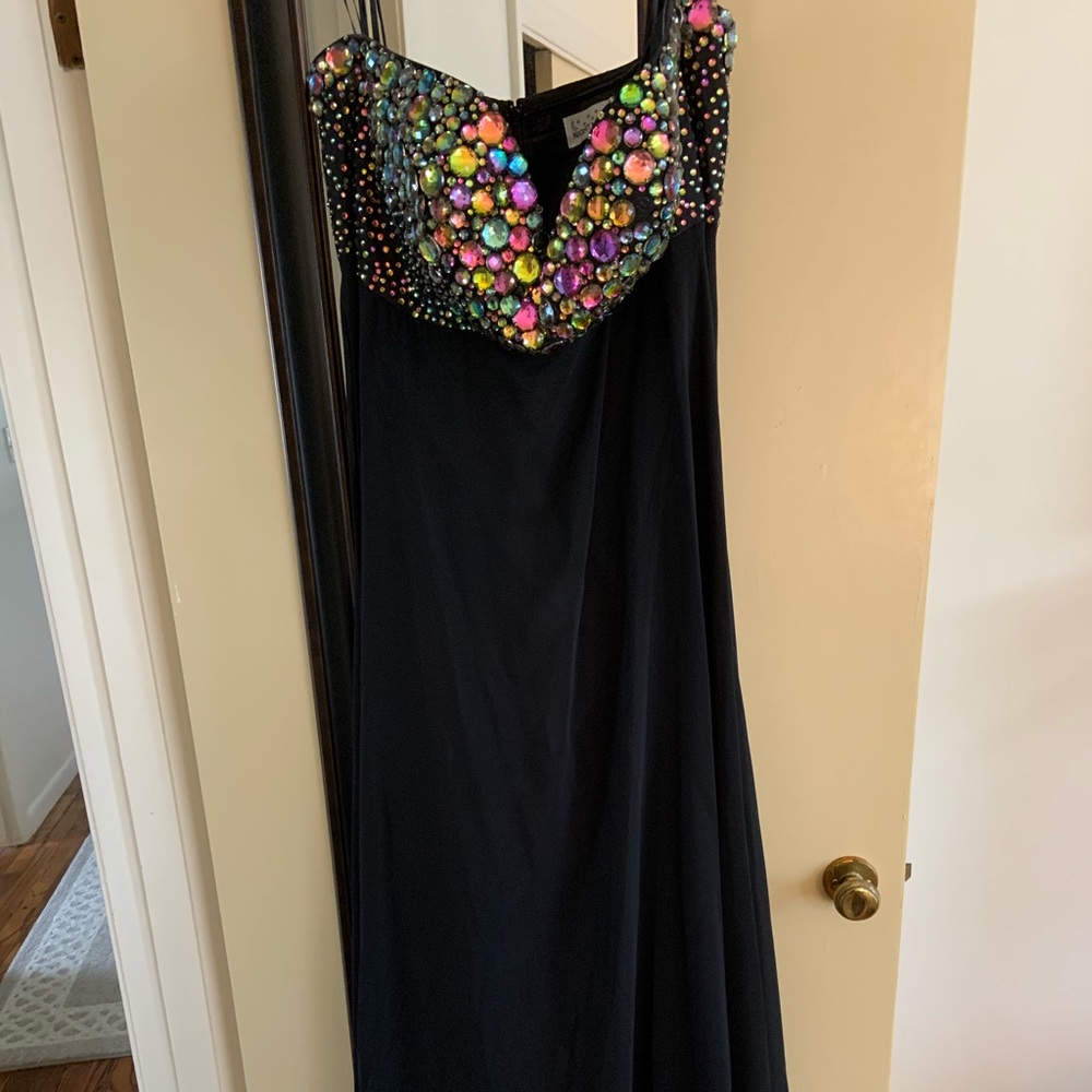 Beaded Prom Dress - Night Moves